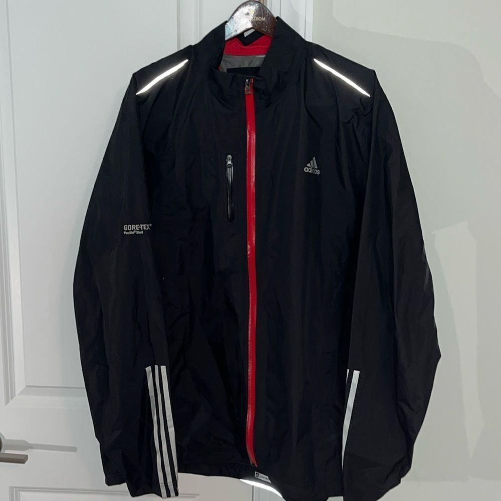 adidas Formotion adistar GORE-TEX Paclite Waterproof sealed seams Rain Jacket XL